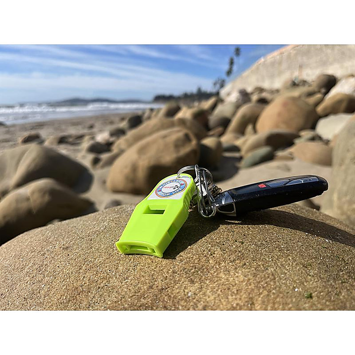 Resqme - 25.600.04 - Green Whistle 1 In. H X 2 In. W X 5 In. L 1 Pack