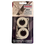 Valley Forge - 62665 - 1 In. L Aluminum Flag Mounting Rings Brushed