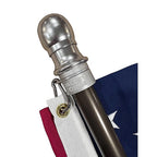 Valley Forge - 62665 - 1 In. L Aluminum Flag Mounting Rings Brushed