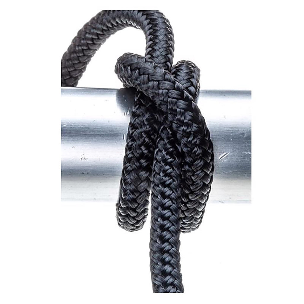 Seachoice - 50-40401 - Double Braid Black Nylon Dock Lines