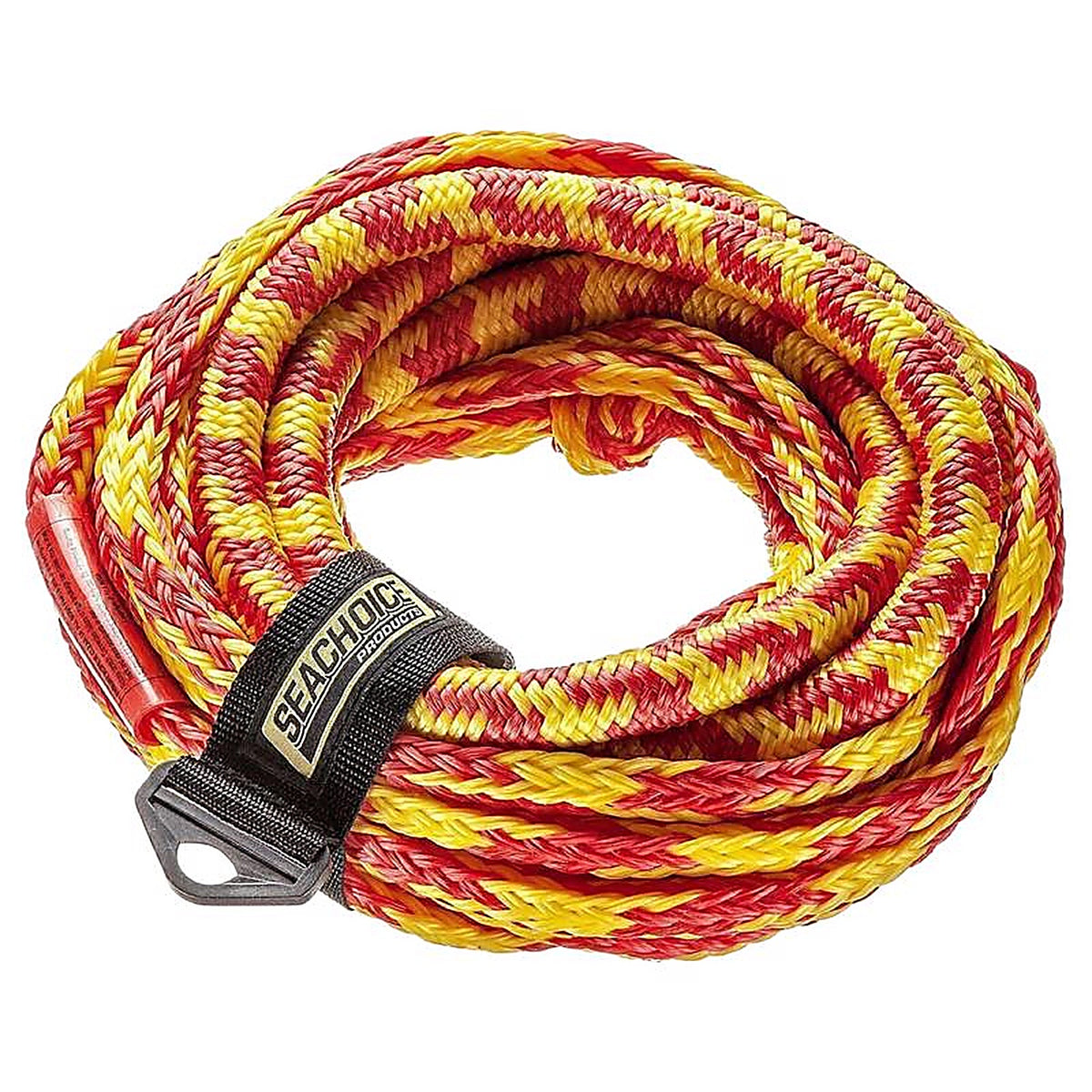 Seachoice - 50-86738 - Polypropylene Red/Yellow Bungee Tow Rope 50 Ft. L