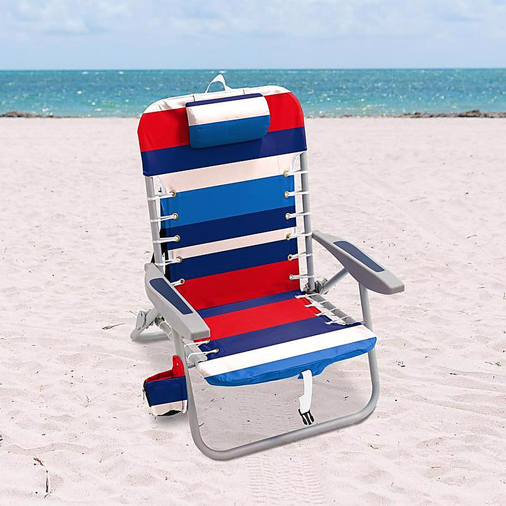 Rio Brands - SC529-26ACEPK4 - 4-Position Assorted Beach Backpack Chair