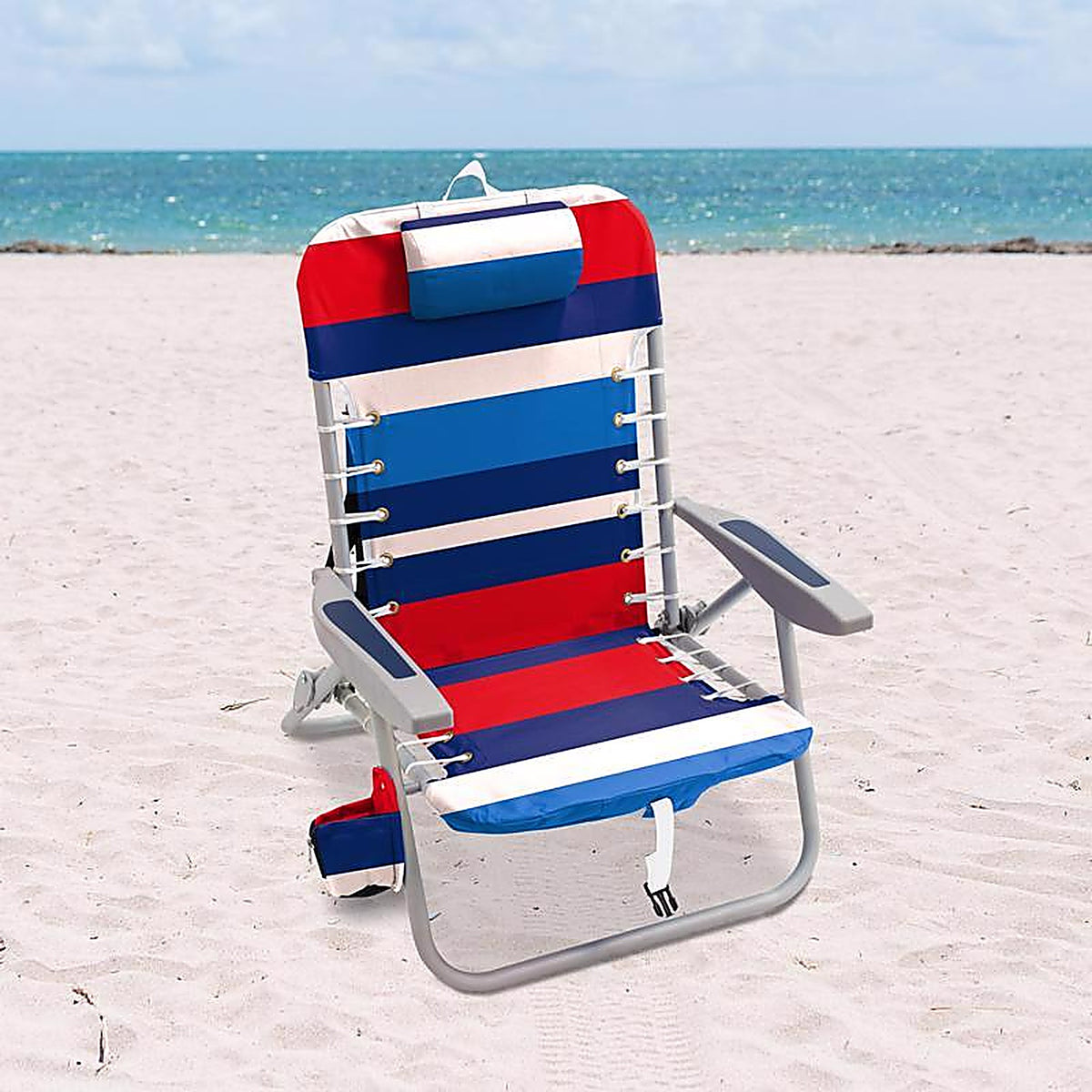 Rio Brands - SC529-26ACEPK4 - 4-Position Assorted Beach Backpack Chair