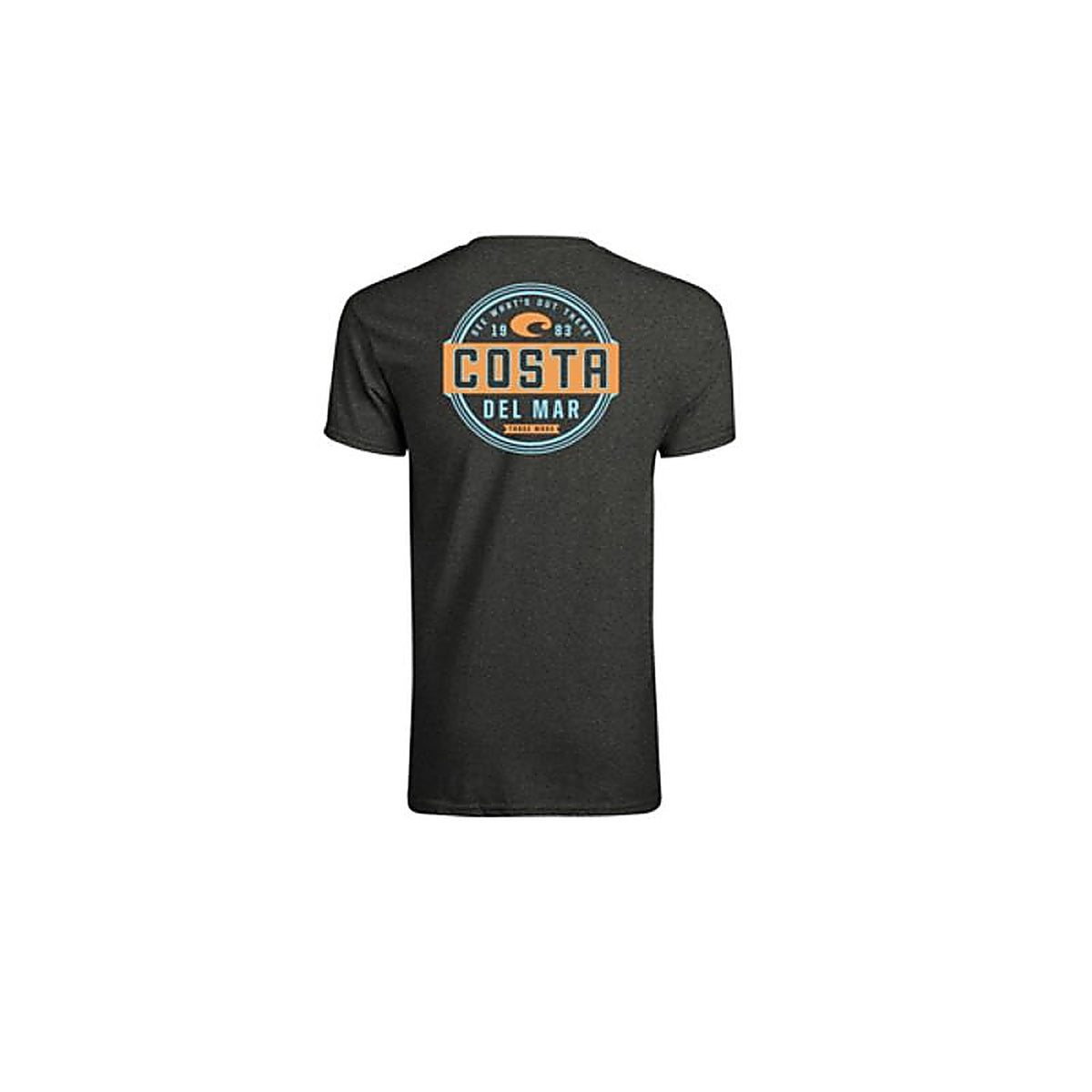 Costa - FQA400022-25U2X - XXL Short Sleeve Mens Crew Neck Dark Heather Prado Tee Shirt