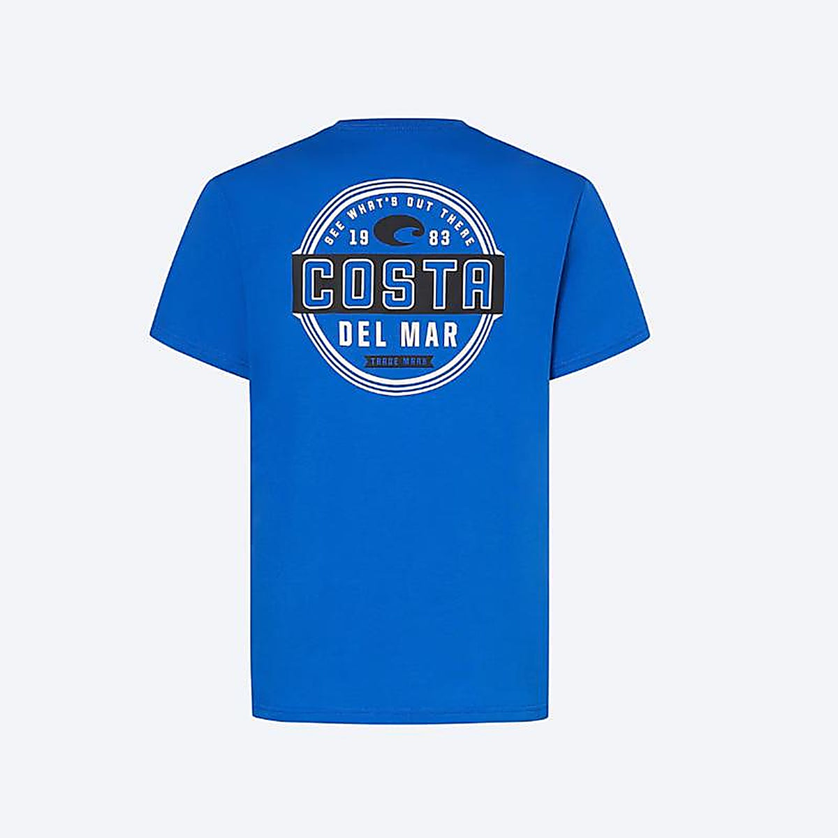 Costa - FQA400022-673XL - XL Short Sleeve Mens Crew Neck Royal Blue Prado Tee Shirt