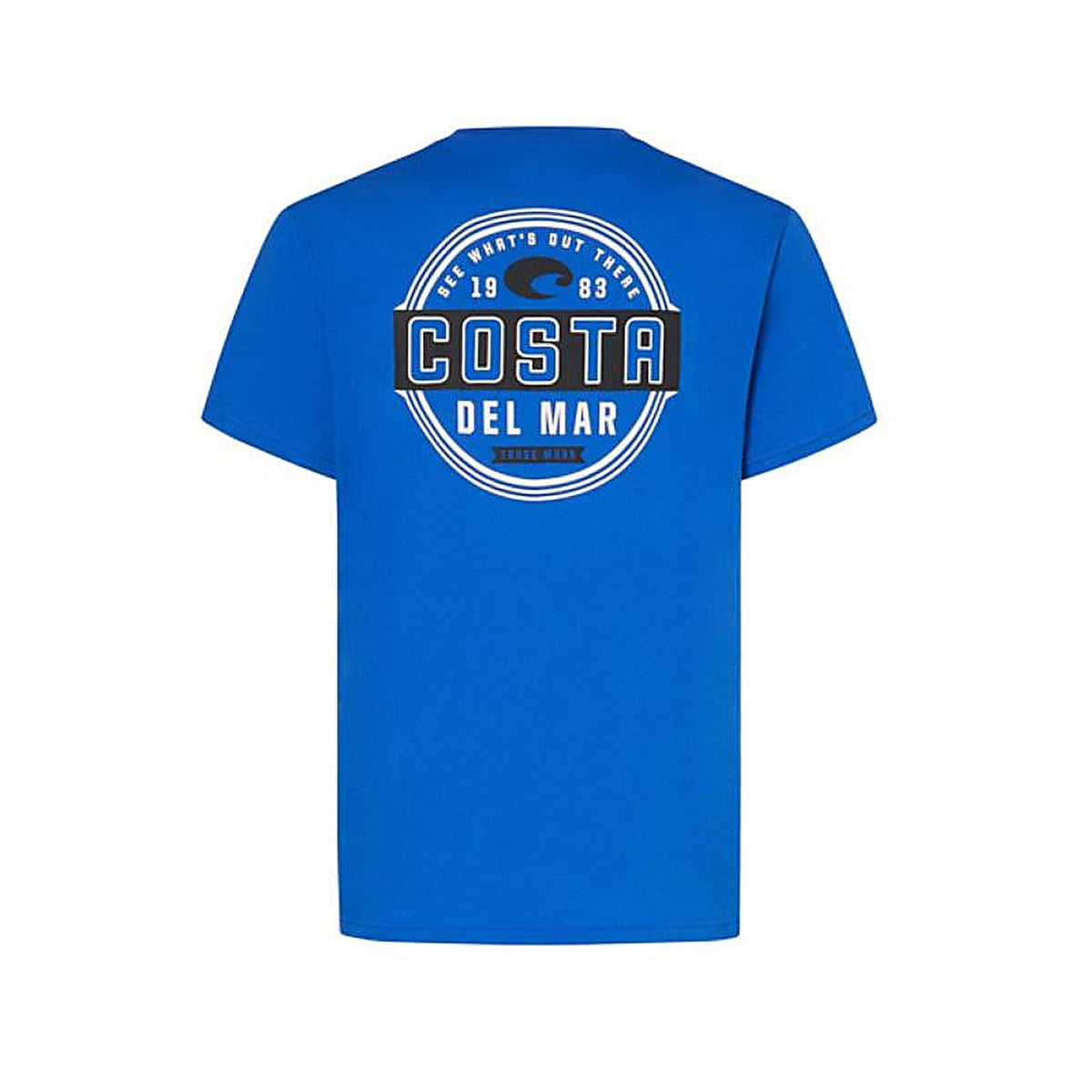 Costa - FQA400022-6732X - XXL Short Sleeve Mens Crew Neck Royal Blue Prado Tee Shirt