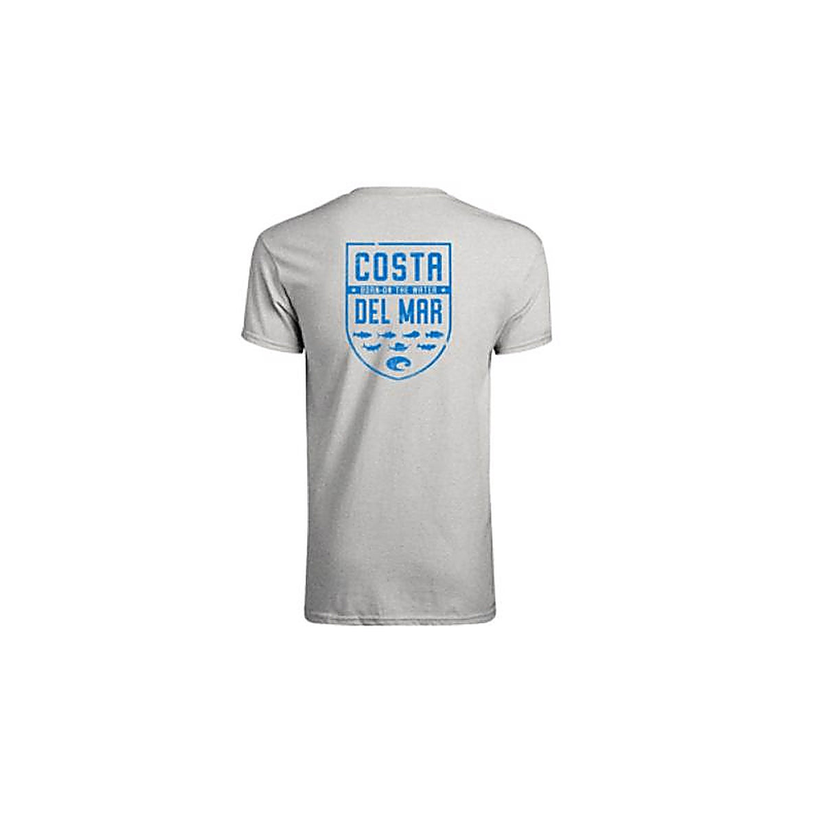 Costa - FQA400025-25T2X - XXL Short Sleeve Mens Crew Neck Heather Gray Species Shield Tee Shirt