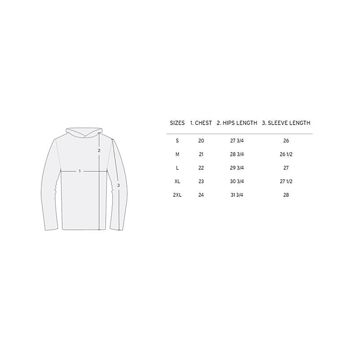 Costa - FQA400039-2032X - XXL Long Sleeve Mens Hooded Heather Gray Technical Hood Tee Shirt