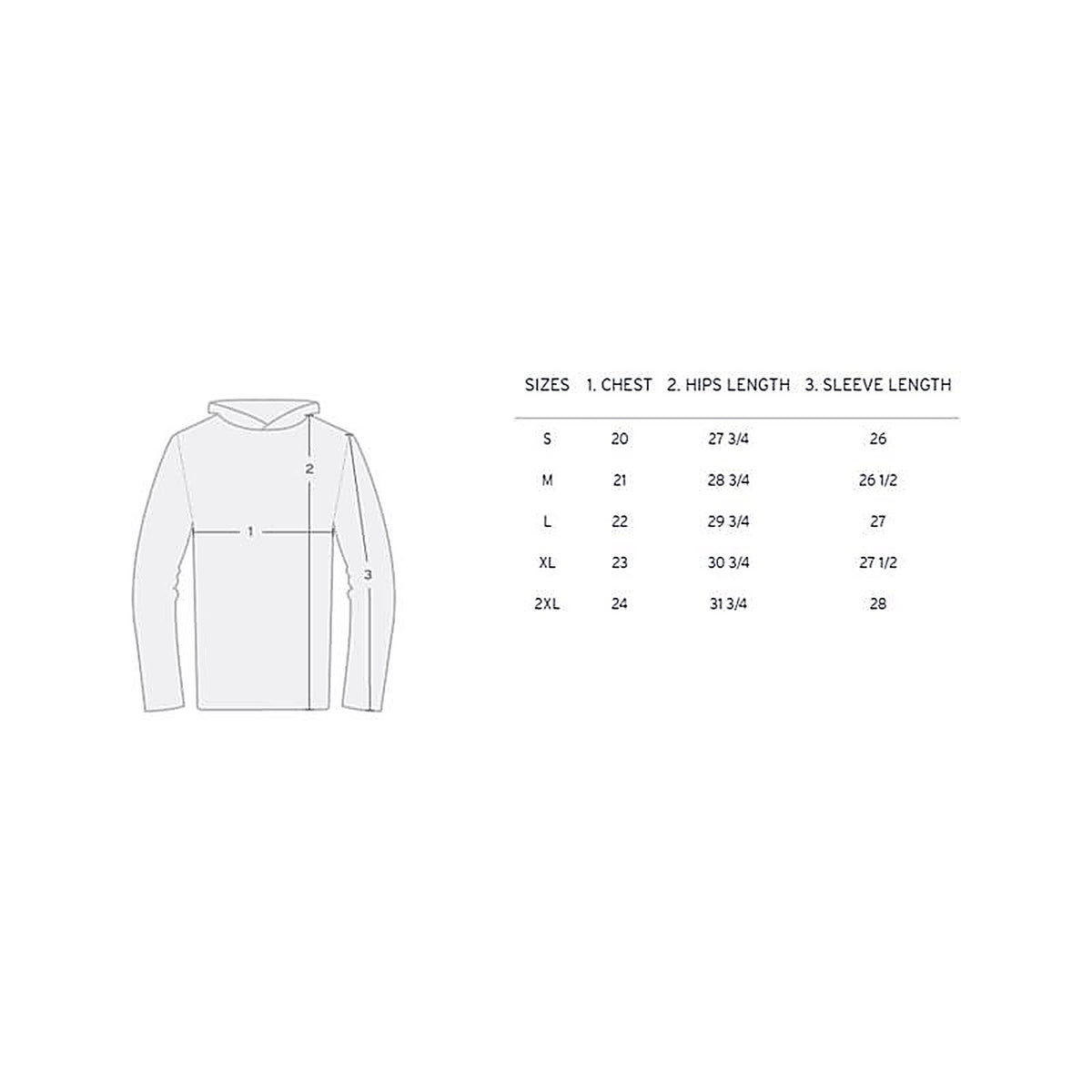 Costa - FQA400039-62FXL - XL Long Sleeve Mens Hooded Arctic Blue Technical Hood Tee Shirt