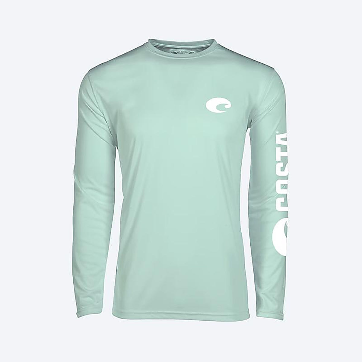 Costa - FQA400035-453M - M Long Sleeve Mens Crew Neck Mint Technical Crew Tee Shirt