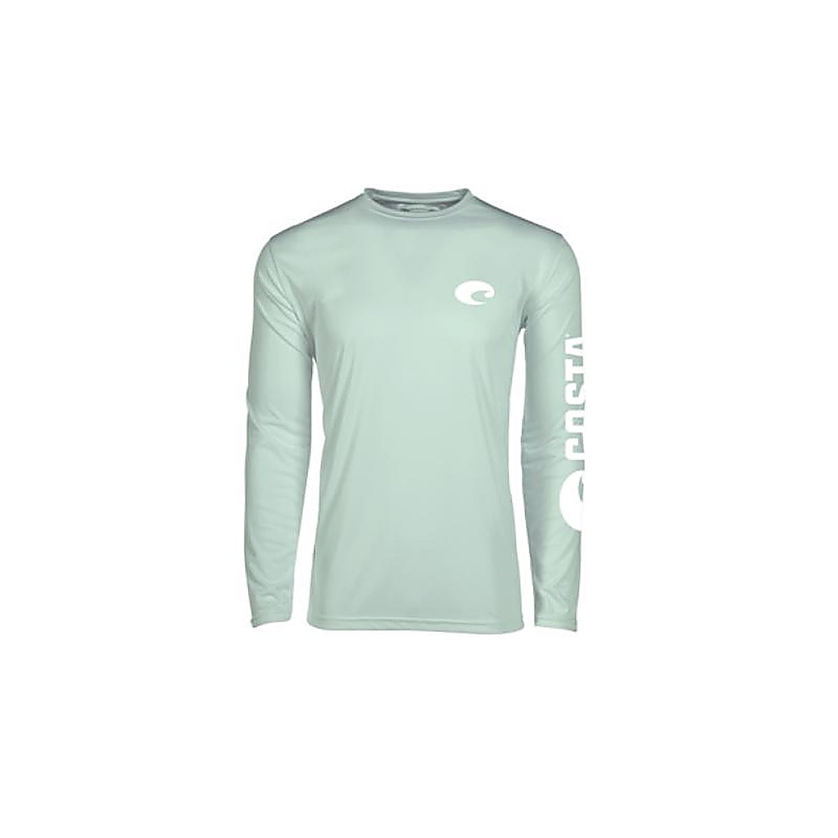 Costa - FQA400035-453L - L Long Sleeve Mens Crew Neck Mint Technical Crew Tee Shirt