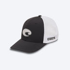 Costa - FQS900226-001U - Poly Performance Trucker Hat Black/White L/XL
