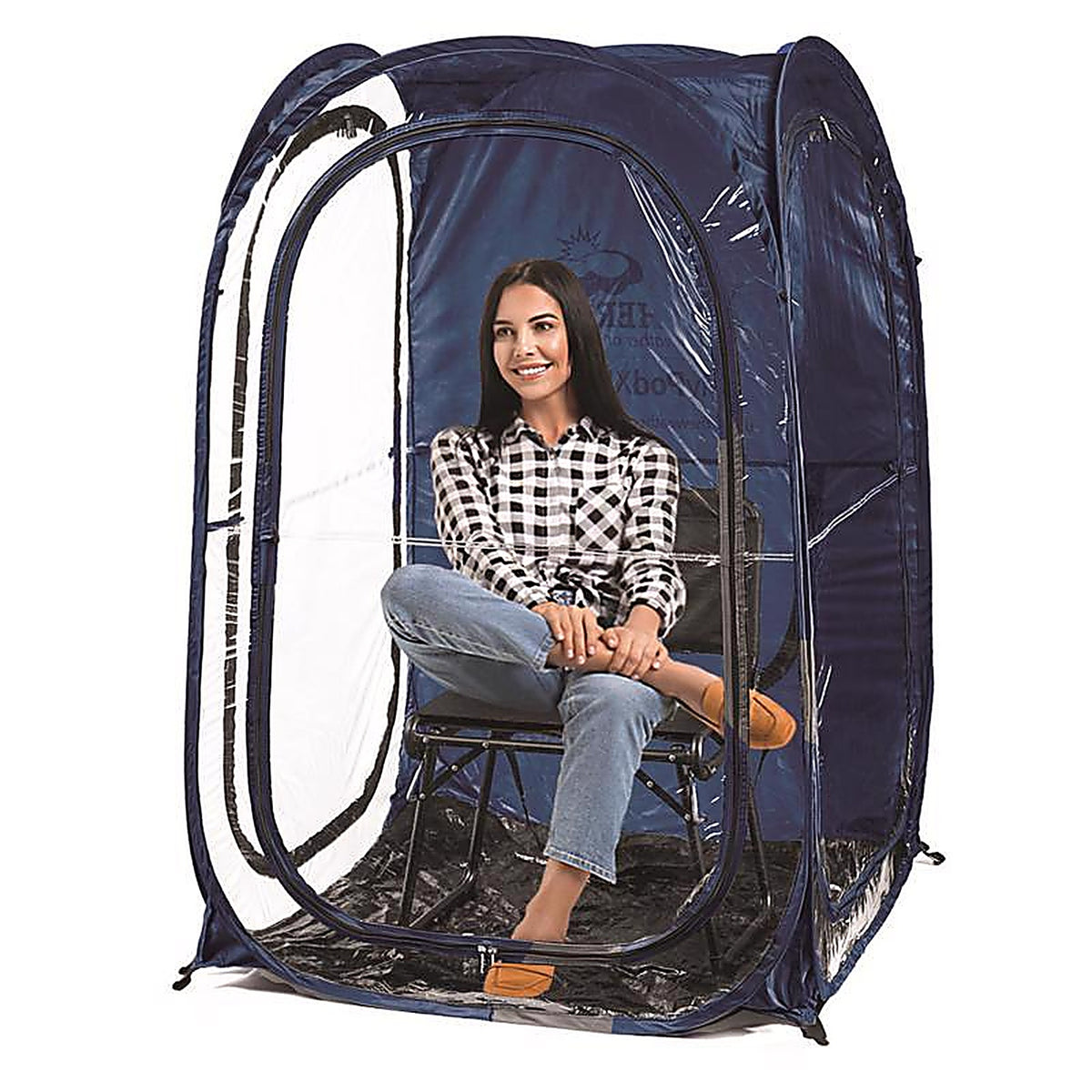 Weather Pod - RTB-TMPXL-NAV - Under the Weather Polyester Chair Tent Pop-Up Tent 5 Ft. H X 3 Ft. W X 3 Ft. L