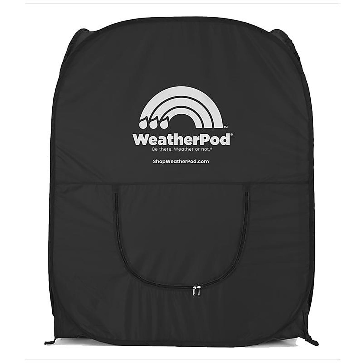 Weather Pod - RTB-TMPXXL-BLK - Under the Weather Polyester Chair Tent Pop-Up Tent 5 Ft. H X 4 Ft. W X 4 Ft. L