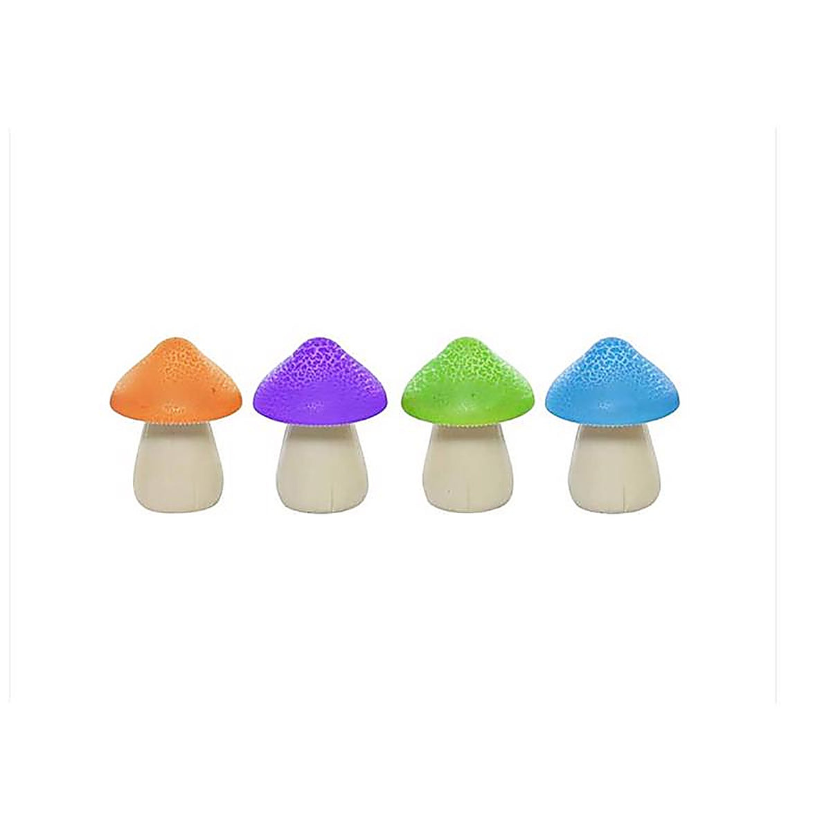 Alpine - SLZ433ABB - Multicolored Polyresin 6 In. H Mushroom Solar Statue