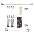 Keeper 06320-10 Assorted Bungee Cord Set 20 in. L x 0.374 in. 20/Pack