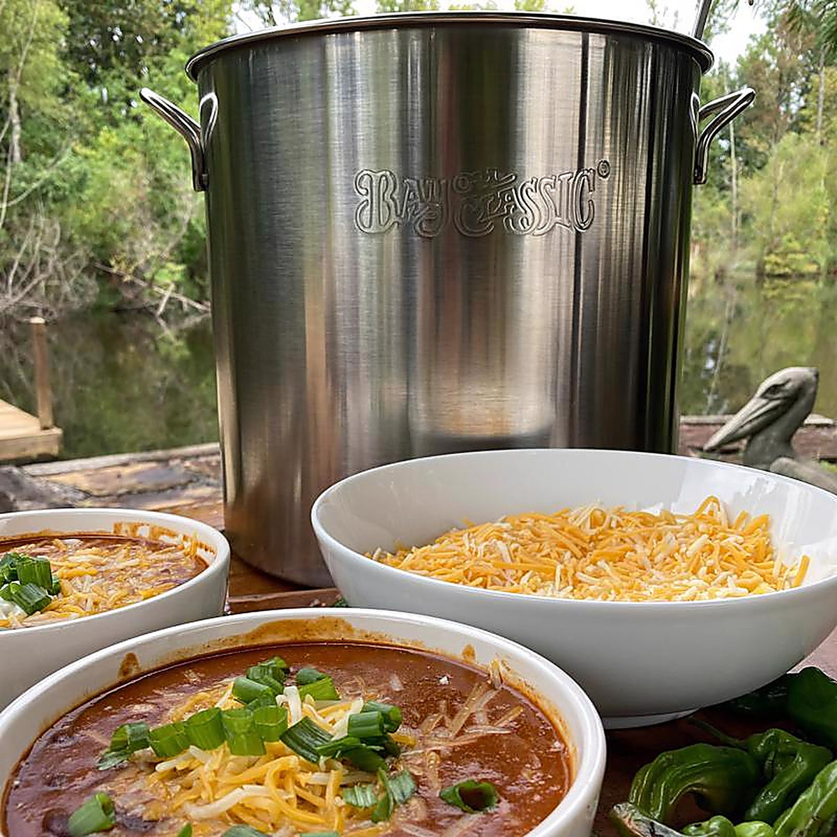 Bayou 1430 Stainless Steel Grill Stockpot 30 qt 13.9 in. L X 13.9 in. W 1 pc