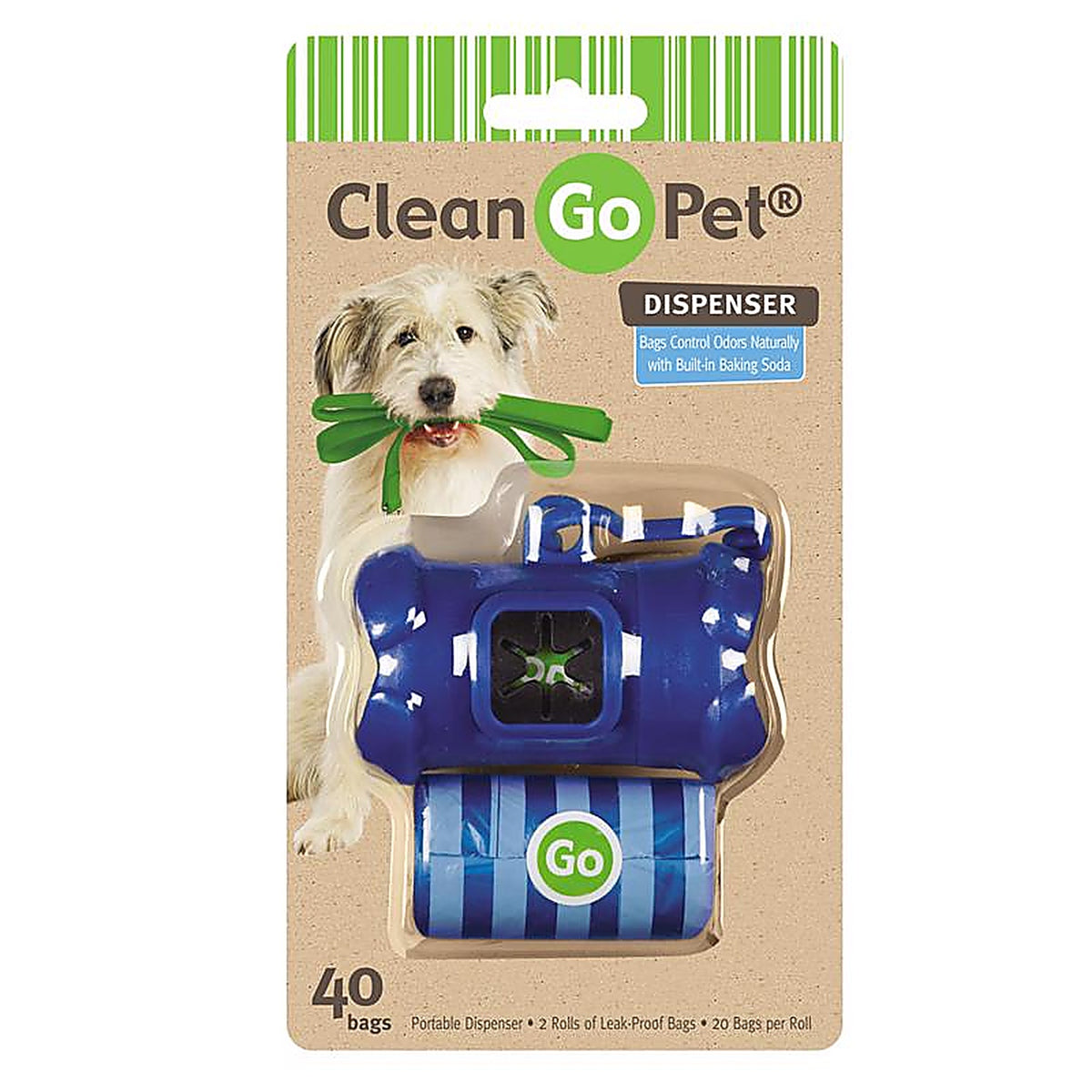 Clean Go Pet - ZW4641 19 - Plastic Dog Waste Bag Dispenser 1 Pack