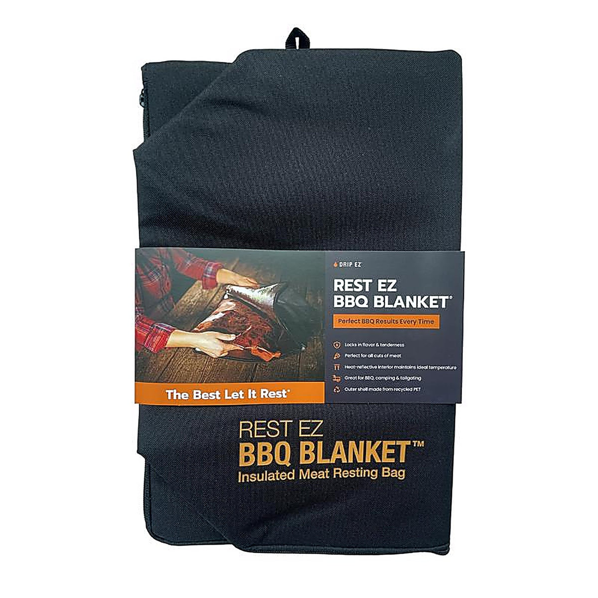 Drip Ez - BLNKT-1-BL - Plastic BBQ Blanket 21.25 In. L X 16 In. W 1 Pack