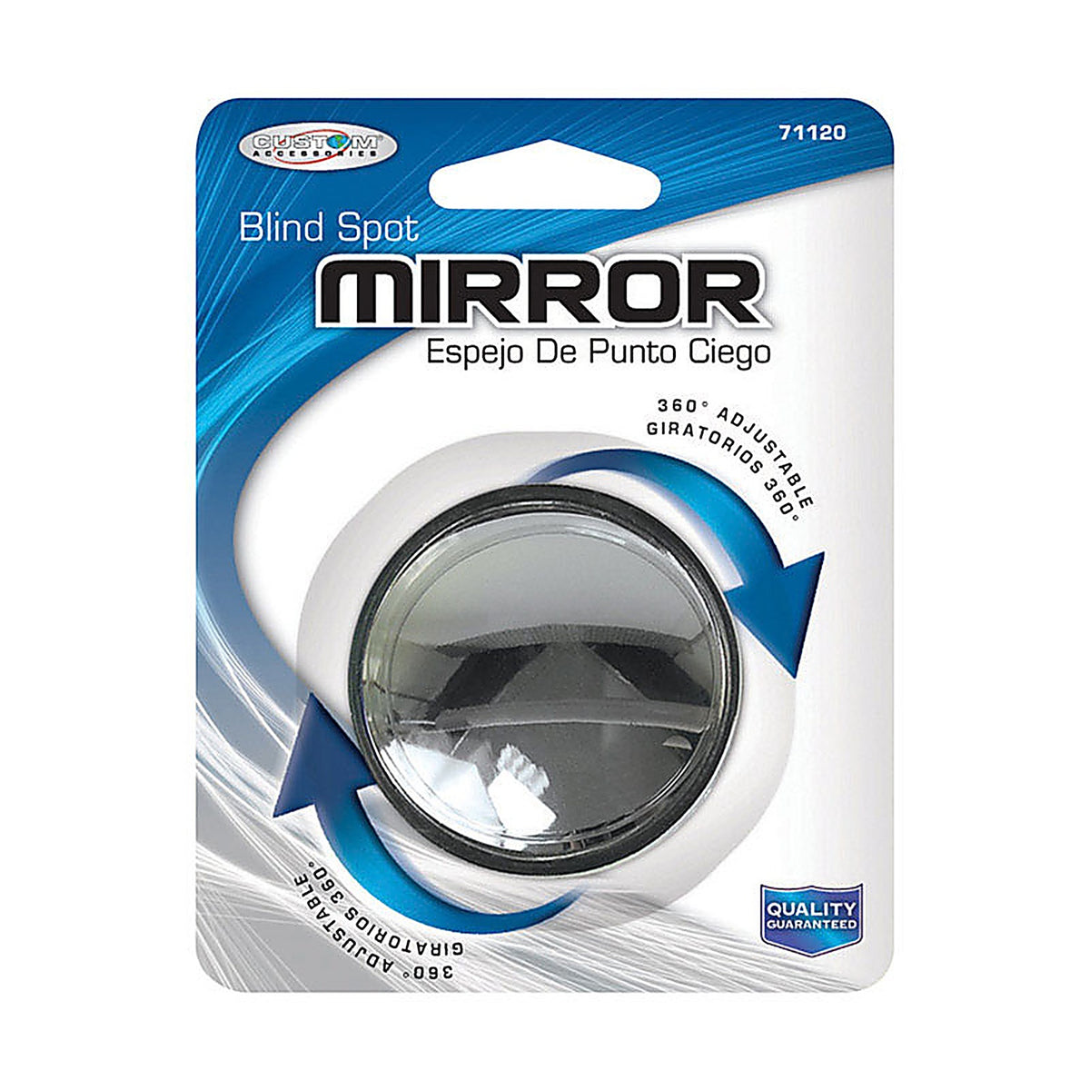 Custom Accessories 71120 Black Blind Spot Mirror 1/Pack
