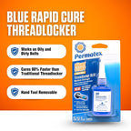 Permatex - 24251 - Right Stuff Blue Medium Strength Threadlocker Gel 10 Ml