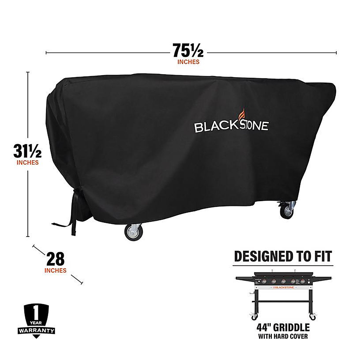 Blackstone - 5844 - Black Griddle Cover