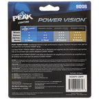 Peak - 9006PV-2BPP - Power Vision Halogen Forward Lighting Automotive Bulb 9006