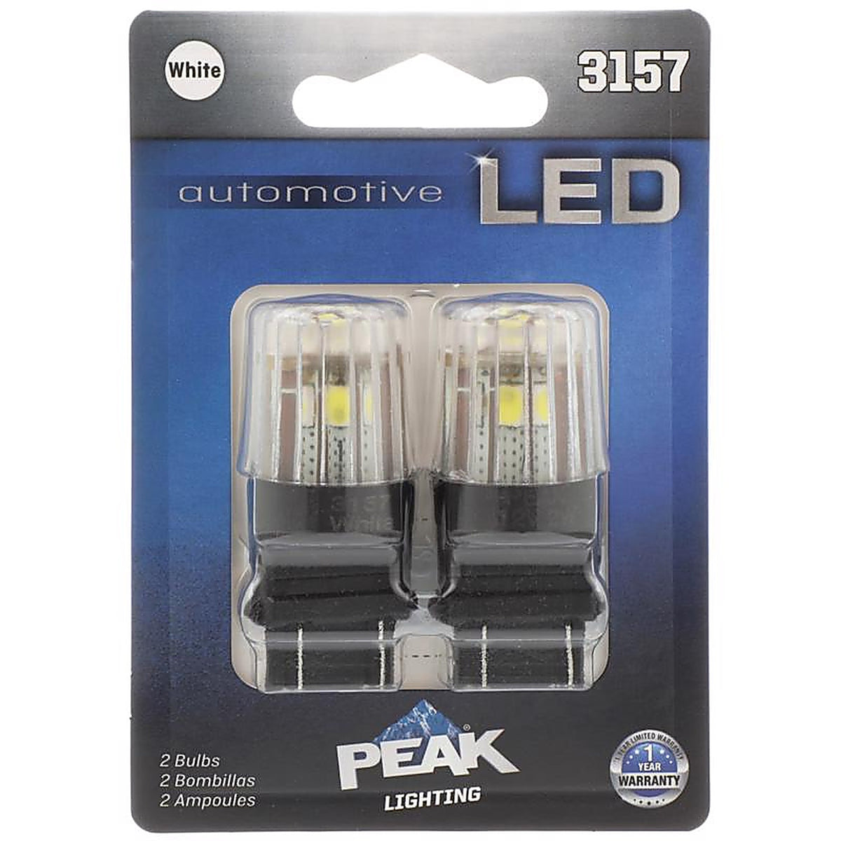 Peak - 3157LED-2BPP - LED Forward Lighting Miniature Automotive Bulb 3157
