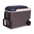 Igloo 34814 MaxCold Blue 40 qt Roller Cooler