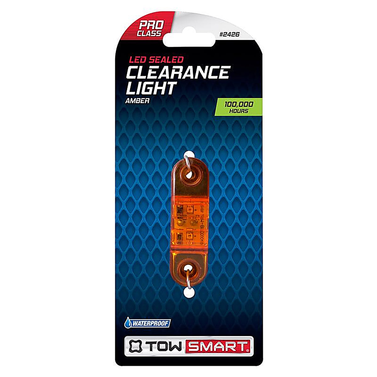 TowSmart - 2426 - Amber Oval Clearance/Side Marker LED Light