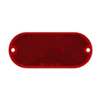 TowSmart - 1461 - Red Oval Marker Reflector