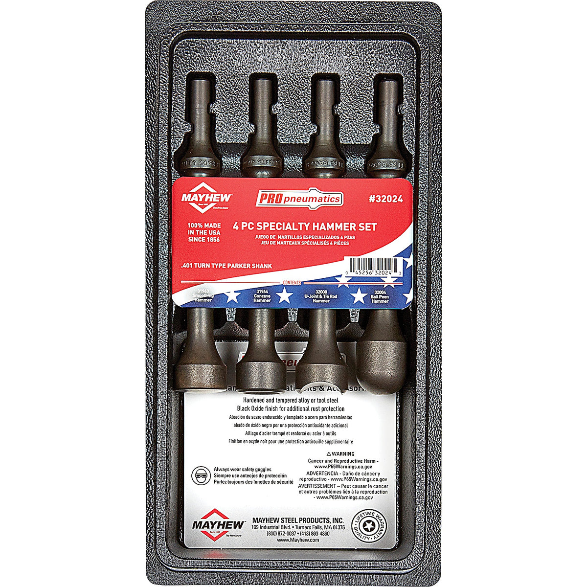 Mayhew - 81403 - Pneumatic Specialty Hammer Set