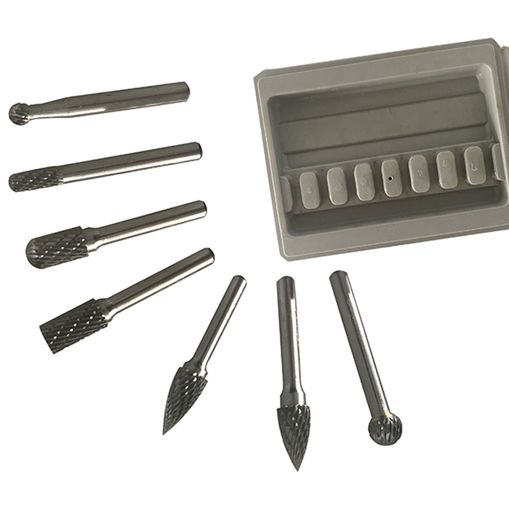 ATD 8160 8/pc 1/4in. Carbide Burr Set