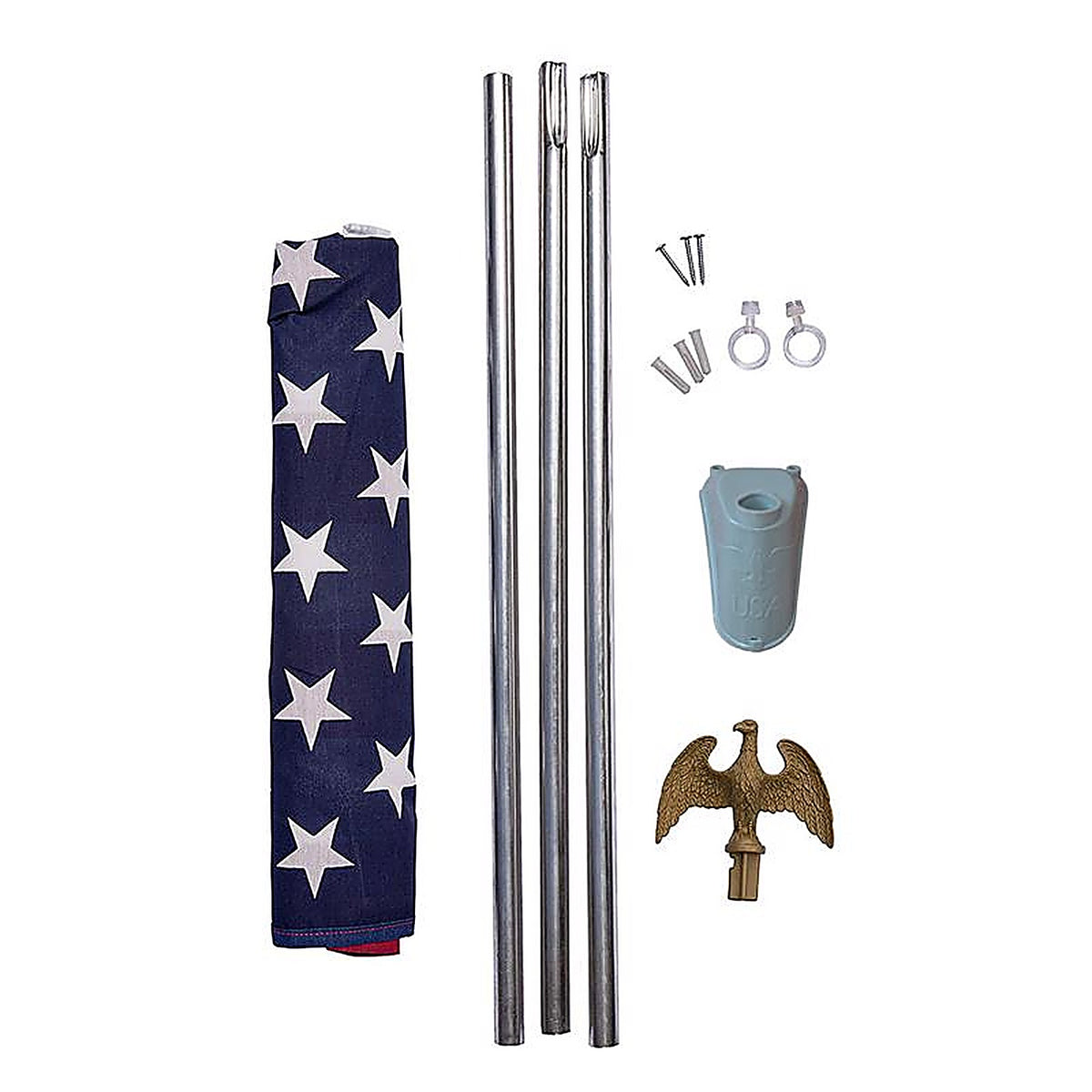 Valley Forge AA-US1-1 American Flag Kit 36 in. H X 60 in. W