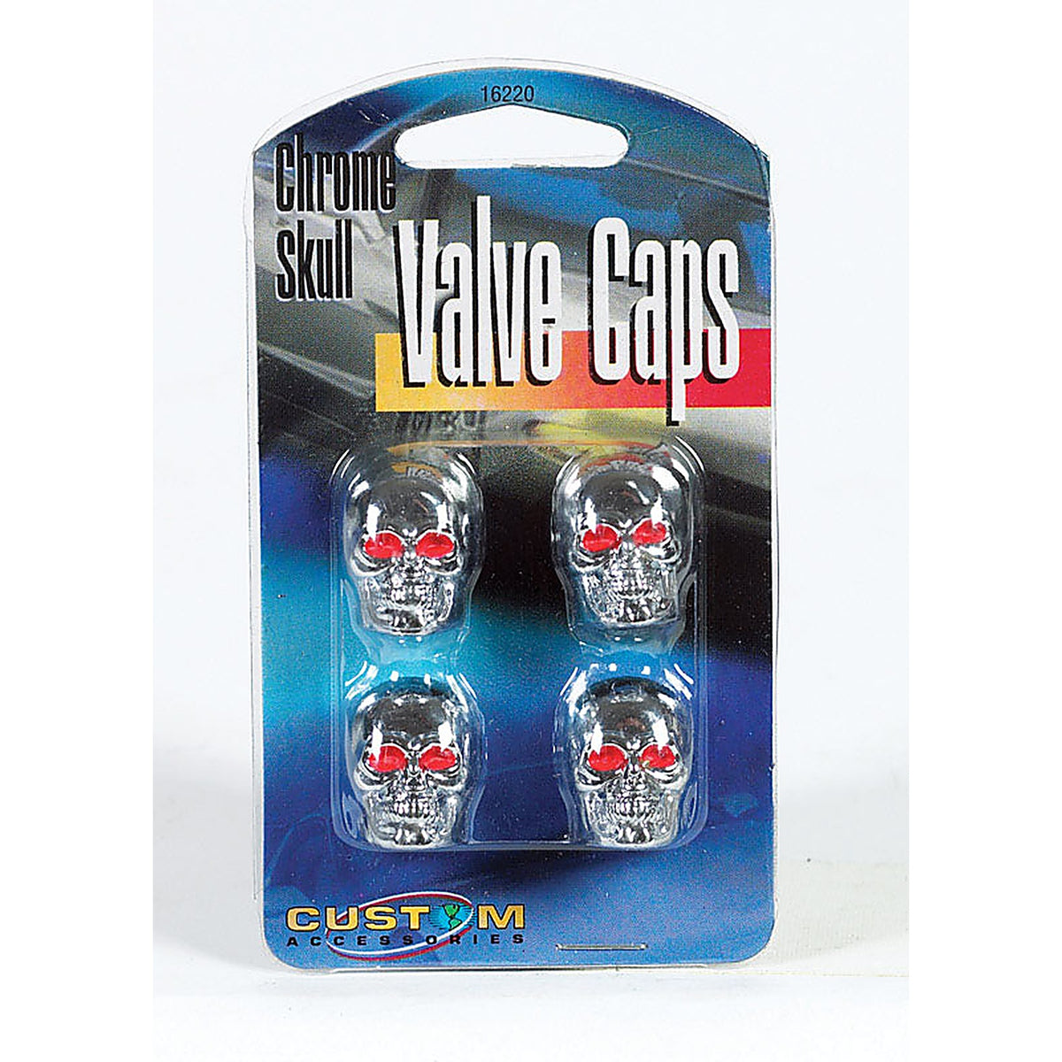 Custom Accessories 16220 Chrome Tire Valve Cap 1/Pack