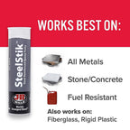 J-B Weld 8267 Steel Stik High Strength Automotive Epoxy Putty 2 oz.