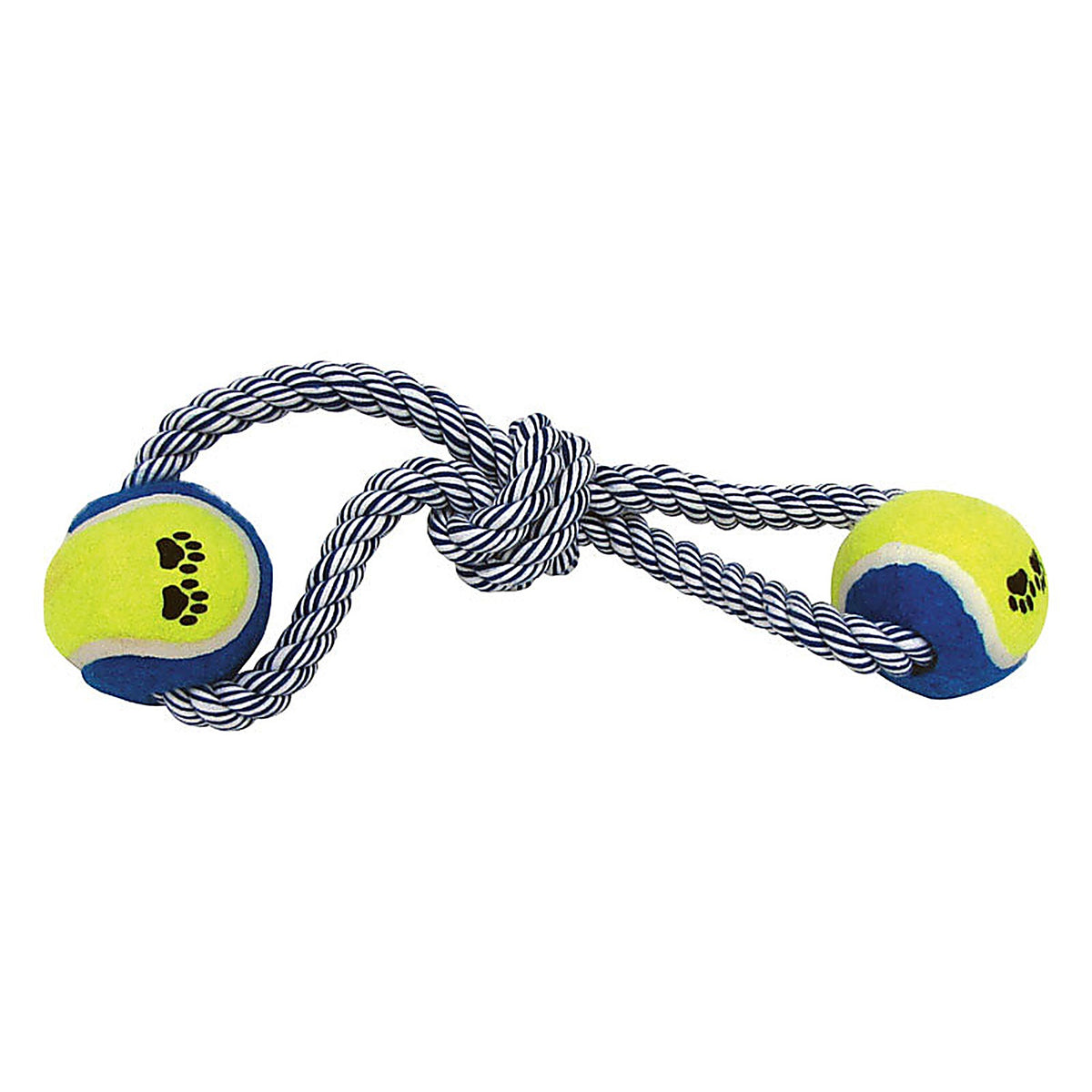 Boss A03810 Diggers Multicolored Rope and Tug Dog Figure Rubber Dog Toy Large 1