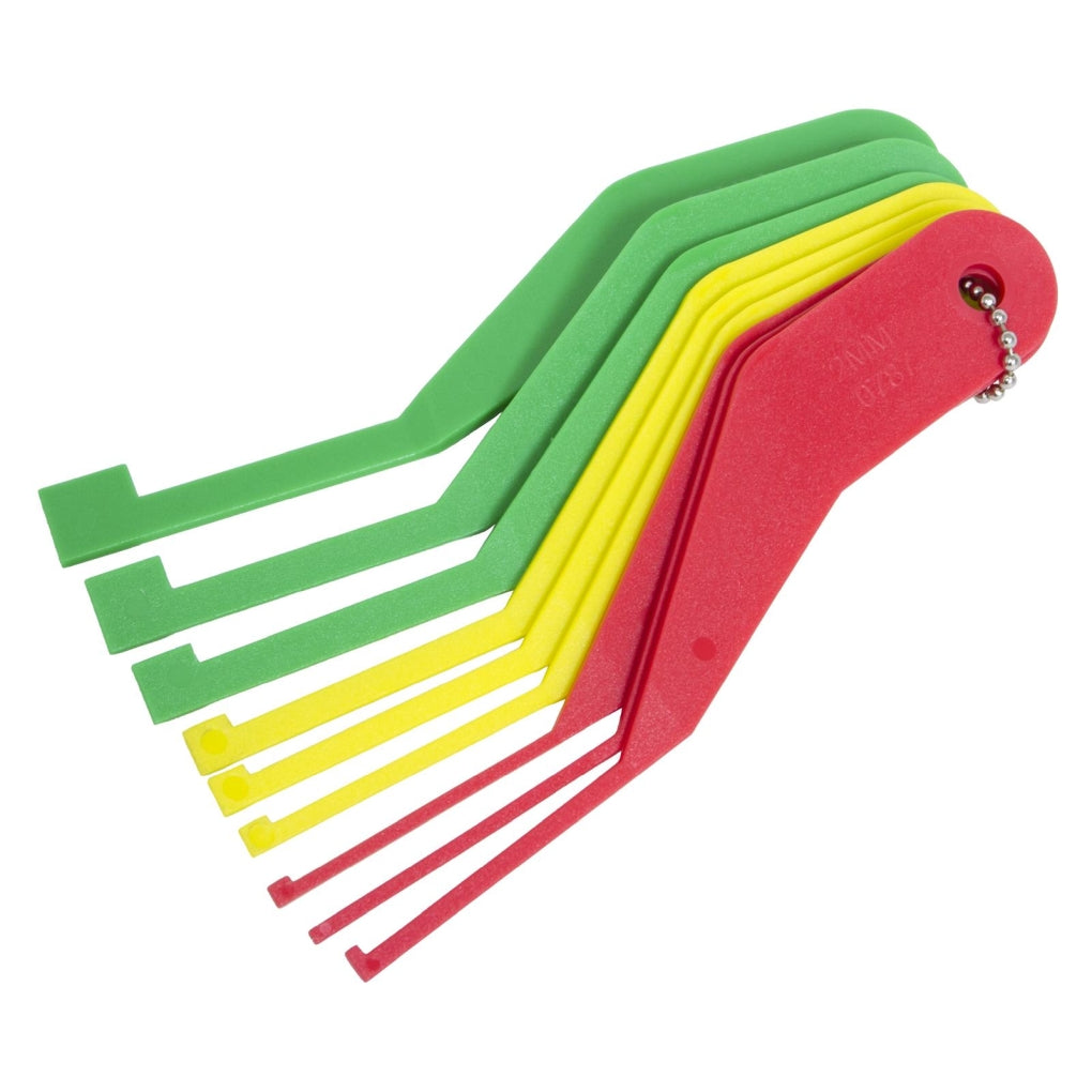 Lisle 81850 Combination Brake Lining Thickness Gauge Set
