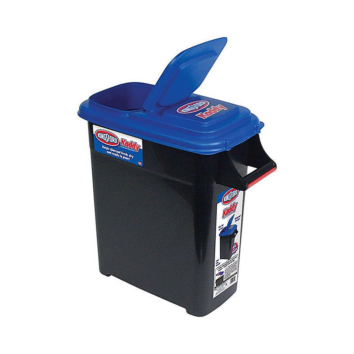 Kingsford 08804B Kaddy Plastic Black/Blue Charcoal Dispenser