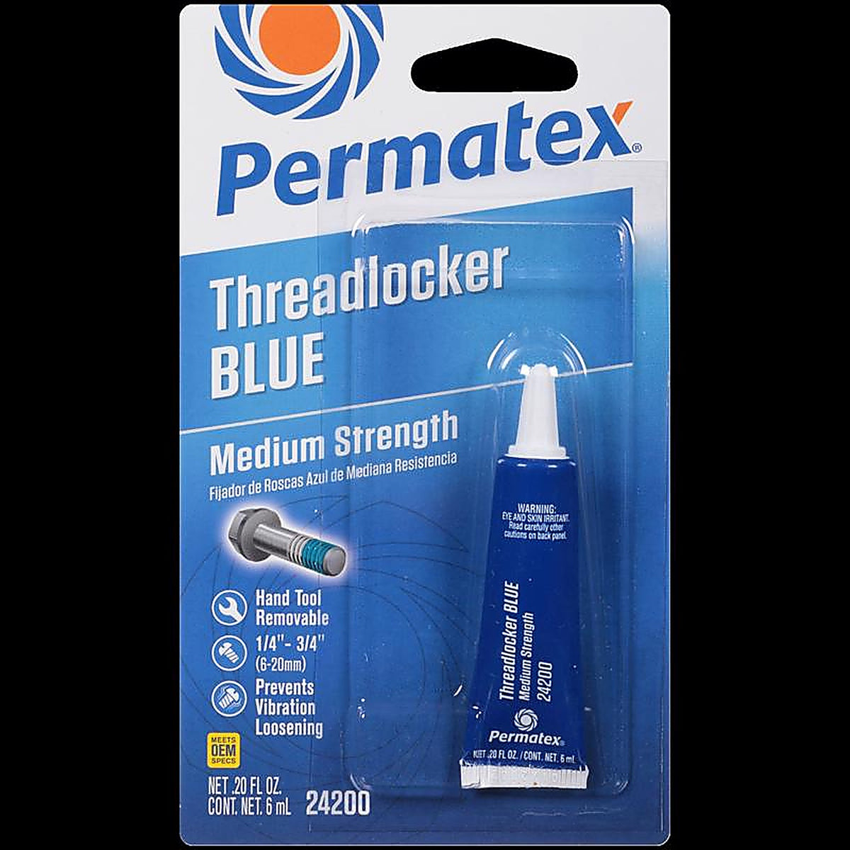 Permatex 21601 Threadlocker Gel 0.2 oz.