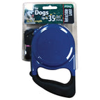 Boss Pet 11446 PDQ Blue / Black Cotton/Nylon Dog Retractable Leash Medium