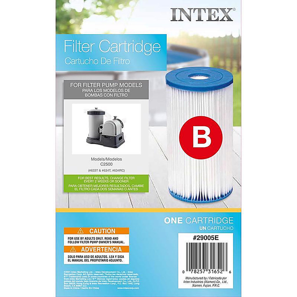 Intex 29005E Krystal Clear Pool Filter 10.5 in. H