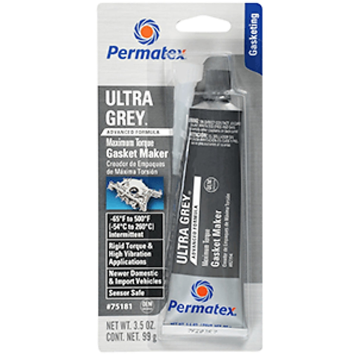 Permatex 82194 Type-1 RTV Silicone Gasket Maker 3.5 oz. 1/Pack