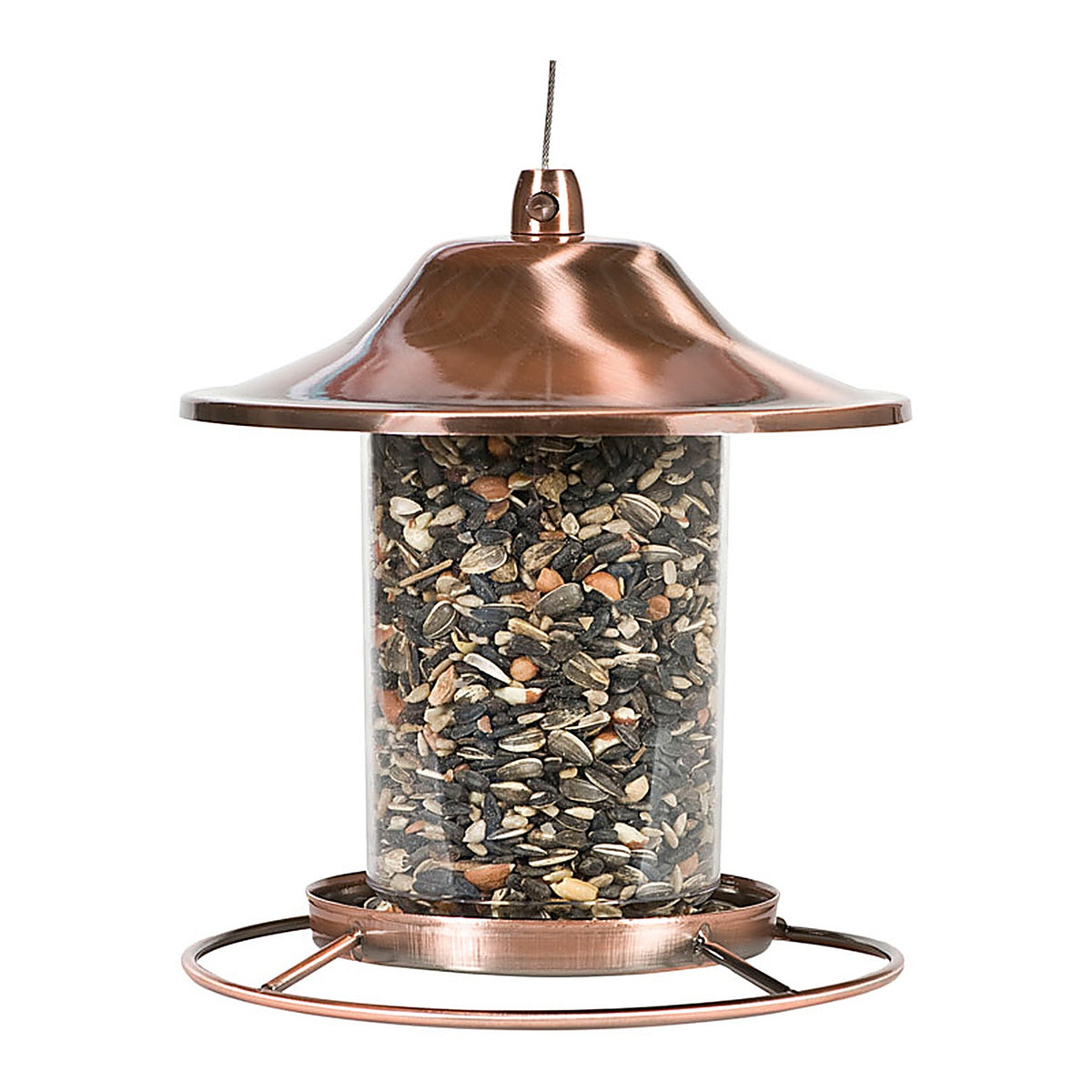 Perky-Pet 312C Wild Bird 2 lb. Copper Bird Feeder 1 ports