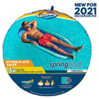 Swimways - 6069163 - Hyper-Flate Valve Assorted Fabric/Mesh Inflatable Spring Float Original Pool Float