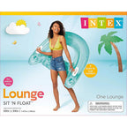 Intex - 58859EP - Sit N Float Assorted Vinyl Inflatable Floating Lounger