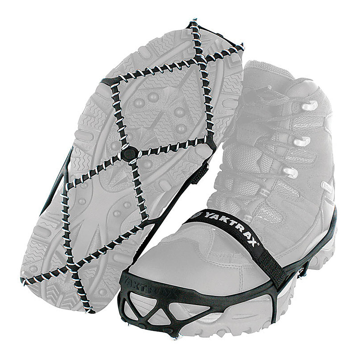 Yaktrax - 08615 - Pro Unisex Rubber/Steel Snow and Ice Traction Black XL Waterproof 1 Pair