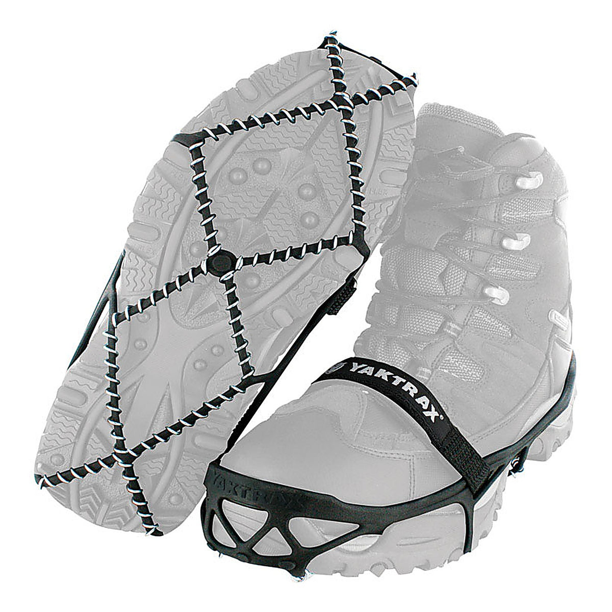 Yaktrax - 08611 - Pro Unisex Rubber/Steel Snow and Ice Traction Black M Waterproof 1 Pair
