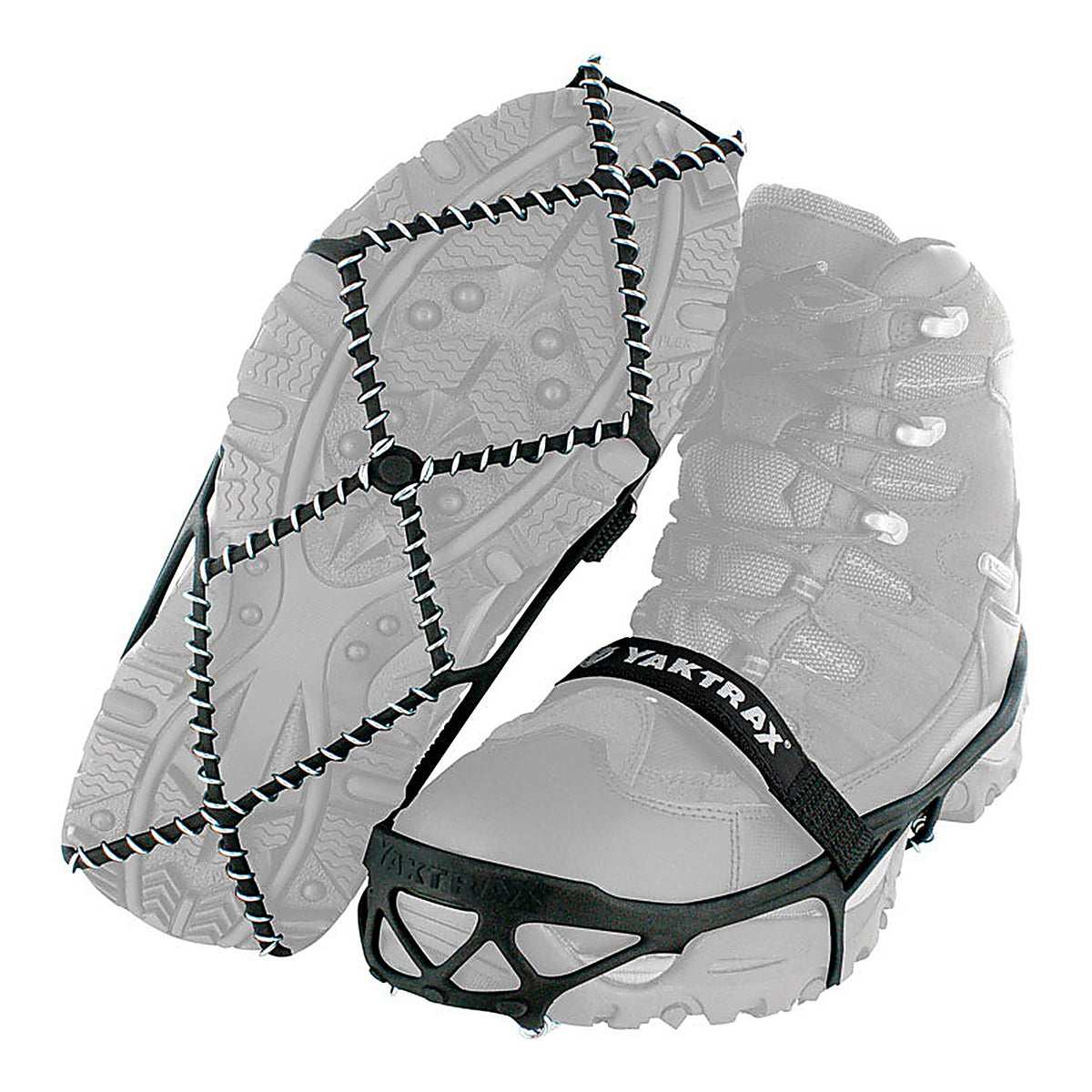 Yaktrax - 08609 - Pro Unisex Rubber/Steel Snow and Ice Traction Black S Waterproof 1 Pair
