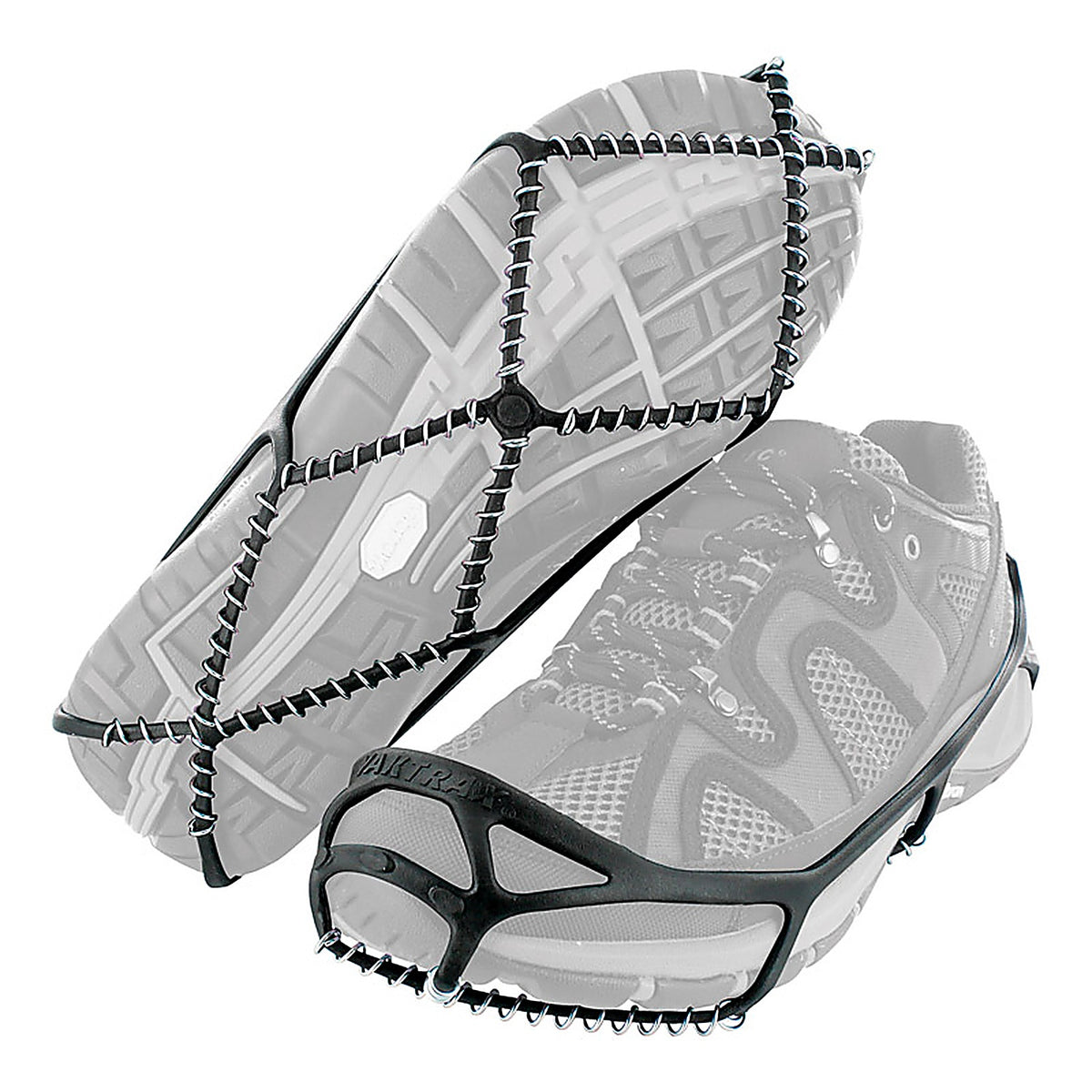 Yaktrax - 08606 - Walk Unisex Poly Elastomer Blend/Steel Snow and Ice Traction Black W 2.5-6/M 1-4.5 Waterproo